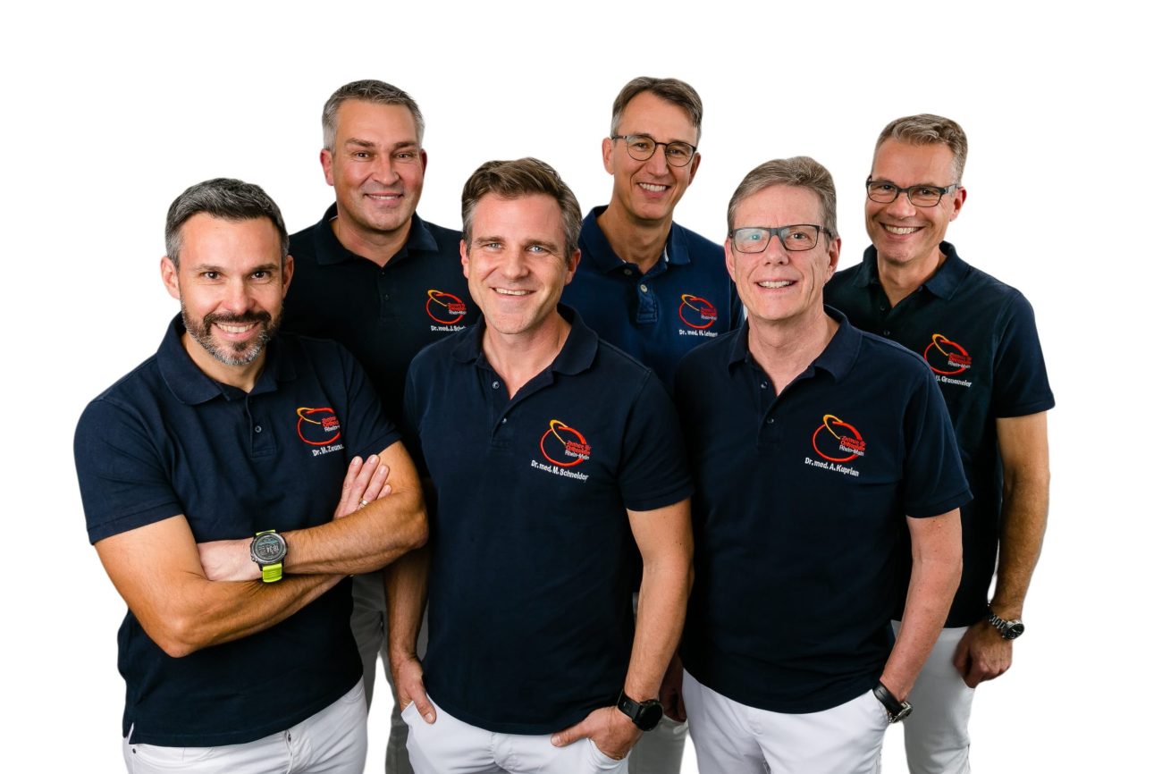 Gruppenbild des Ärzteteams