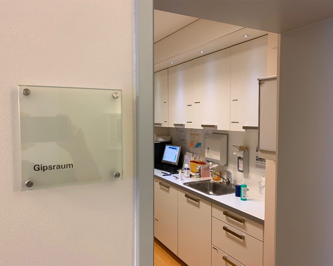 Praxis Flörsheim: Gipsraum